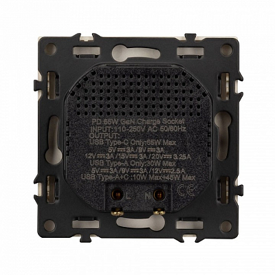 Розетка 2хUSB type A и C без рамки Arlight SCT 054318 400_400_1603167