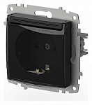 Розетка с заземлением с крышкой, без рамки Elbi Eleсtriс Zena Vega 609-014800-218 250_100_Array