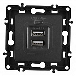 Розетка USB, без рамки Arte Milano am-217 217.46-1.black 250_100_Array