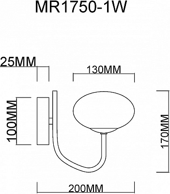 Бра MyFar Scott MR1750-1W 400_400_1994060
