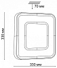 Накладной светильник Sonex Arti 3047/CL 100_100_1709044