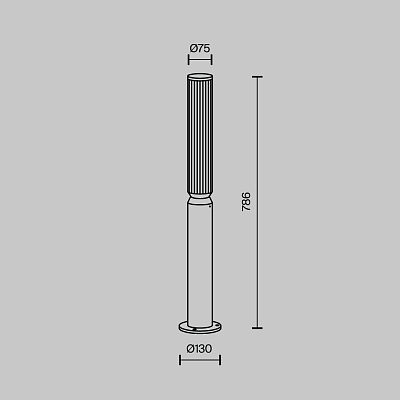 Ландшафтный светильник Outdoor O593FL-L12GF3K 400_400_822603