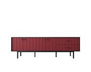 Комод с четырьмя дверками и двумя ящиками "Emerson" арт EM04/red/L 250_100_Array
