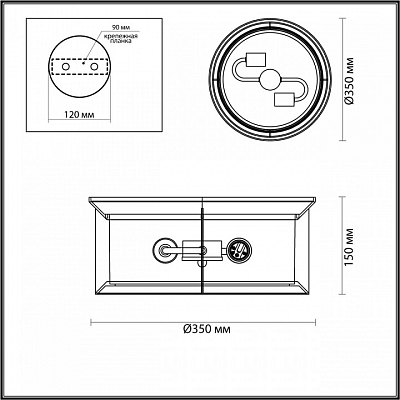 Накладной светильник Odeon Light Mavret 4961/2C 400_400_1725237