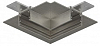 Соединитель угловой L-образный для треков встраиваемых Denkirs SHINE HIDE TR5705-DN 100_100_2223941