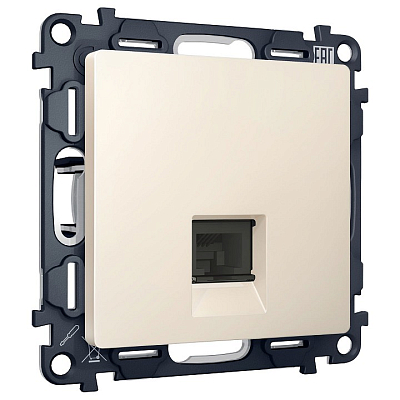 Розетка Ethernet RJ-45 и со шторками, без рамки Ambrella Volt ALFA MA332005 400_400_3231003