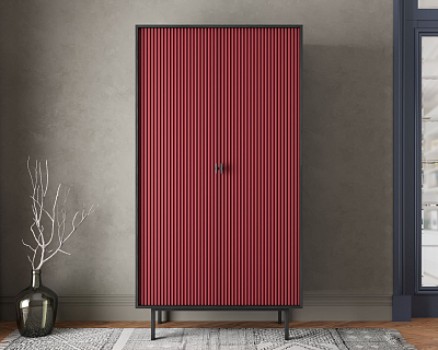Шкаф двухдверный "Emerson" арт EM091/red/L 400_400_1929287