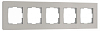Рамка на 5 постов Werkel Senso дымчатый soft-touch W0053117 100_100_2131498
