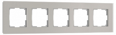 Рамка на 5 постов Werkel Senso дымчатый soft-touch W0053117 400_400_2131498
