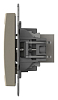 Розетка Ethernet RJ-45 без рамки Elbi Eleсtriс Zena Vega 609-010300-247 100_100_2195149