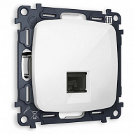 Розетка Ethernet RJ-45 и со шторками, без рамки Ambrella Volt OMEGA MO112005 500_191_3231093