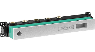 15356400S Set HG RainSelect термостатический смеситель для душа (15356400+15311180) белый/хром 400_400_1436486