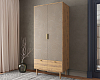 Шкаф двухстворчатый  с ящиками "Line" R26/beige 100_100_1930194