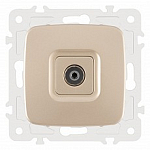ТВ-розетка без рамки Arte Milano am-205 205.43-1.shampan 250_100_Array