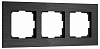 Рамка на 3 поста Werkel AluMax черный алюминий W0033508 100_100_2131086