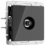 ТВ-розетка без рамки Werkel черный акрил W1183048 250_100_Array