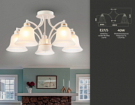 Потолочная люстра Ambrella Light TR TR3050 250_100_2181024