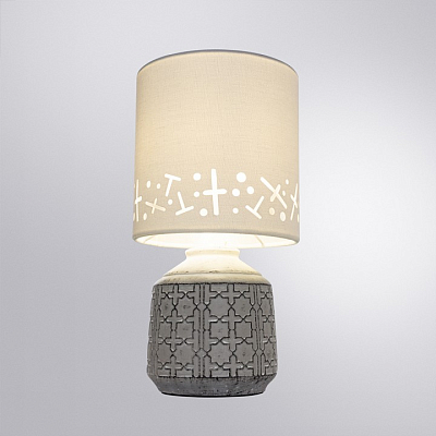 Настольная лампа декоративная Arte Lamp Bunda A4007LT-1GY 400_400_1822919