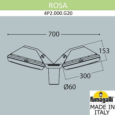 Консольный светильник Fumagalli GUIZEPPE 4P2.000.G20.LYF1R 400_400_3090128