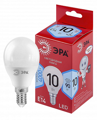 Лампа светодиодная Эра  E14 10Вт 4000K LED P45-10W-840-E14 R 400_400_2842333