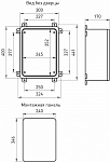 Электрический щиток навесной Эра  box403017_t 250_100_2878583