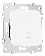 Кнопка звонка без рамки Arte Milano 205 205.36-1.white 500_191_2290272