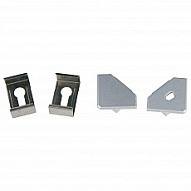 Набор заглушек и скоб для профиля Uniel UFE-N04 SILVER A POLYBAG UL-00000624 500_191_2296122