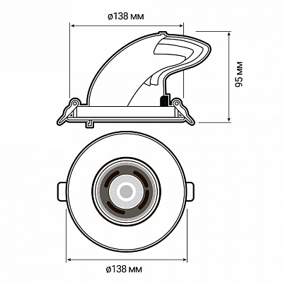 Встраиваемый светильник Jazzway  PLED DL4 30W 4000K 24° White  IP40 400_400_2870226