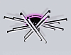 Люстра на штанге Ambrella Light COMFORT FL6276 100_100_2840505