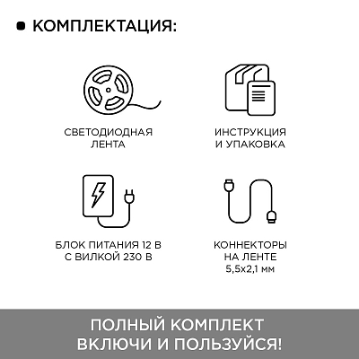 Комплект с лентой светодиодной Apeyron Electrics  10-01 400_400_3095506