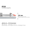 Встраиваемый светильник Apeyron Electrics  LP-20 100_100_3099322