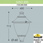 Плафон полимерный Fumagalli Gino F50.000.000.AXE27 250_100_1804664