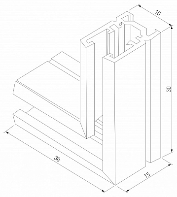 Соединитель угловой L-образный для треков накладных Elektrostandard Mini Magnetic a065639 400_400_588108