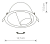 Встраиваемый светильник Nowodvorski Dot 9378 100_100_1880830