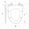 AQ0209-00 крышка-сиденье для унитаза AQ2009, белая 100_100_2407992