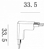 Соединитель угловой L-образный для треков накладных SWG PRO SLIM CN-SLIM-BL-TL 100_100_2180631