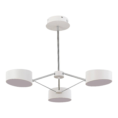 SLE6005-502-03 Светильник потолочный Белый, Хром/Белый LED 3*10W ВАЛЛЕ 400_400_2954159