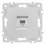 Розетка телефонная RJ-11 без рамки Arte Milano am-206 206.51-1.silver 250_100_Array