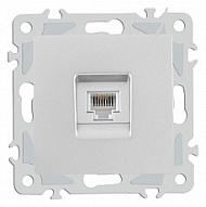 Розетка телефонная RJ-11 без рамки Arte Milano am-206 206.51-1.silver 500_191_2302717