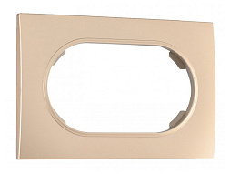 Рамка для двойной розетки Arte Milano am-502.04 502.04-double.shampan 500_191_2302896