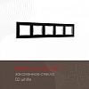 Рамка на 5 постов Arte Milano am-503.02 503.02-5.black 100_100_2168556