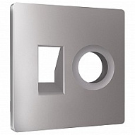 Накладка для ТВ-розетки и RJ-11 или RJ-45 Ambrella Volt ALFA AP5125 500_191_2307924