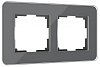 Рамка на 2 поста Werkel Elite (графит, стекло) W0022440 100_100_2129972