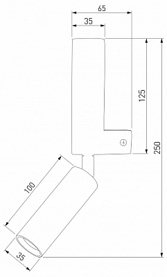 Бра с подсветкой Eurosvet Pitch 40020/1 LED хром 400_400_2734734