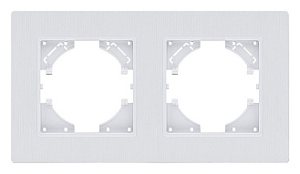 Рамка на 2 поста Kollinger Eleganz Plex EP2WH 500_191_3118484
