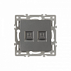 Розетка двойная RJ-12 и Ethernet RJ-45, без рамки Arlight SCT 045338 100_100_681204
