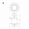 Встраиваемый светильник Arlight INVISIO 061925 100_100_3106043