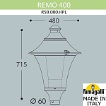 Консольный светильник Fumagalli REMO R50.000.000.LXH27 250_100_3093577