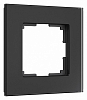 Рамка на 1 пост Werkel Senso (черный, стекло soft-touch) W0013108 100_100_2130832