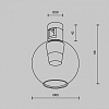 Накладной светильник Maytoni Technical Bubble TR148-1-3W3K-B 100_100_2761779